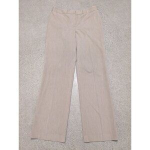 Jones New York Stretch Slacks Pants Womens 8 Tan Beige Straight-Leg